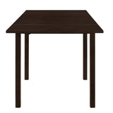 Kelso - Mesa de comedor rectangular con hoja abatible - Cappuccino