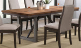 Spring Creek - Mesa de comedor con hoja extensible - Nogal natural