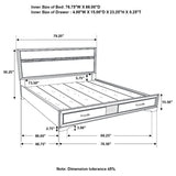 Miranda - Cama con almacenaje de 2 cajones