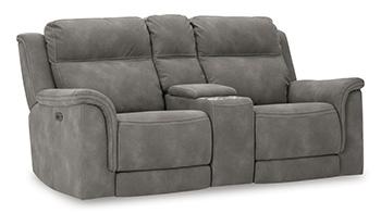 Next-Gen DuraPella Power Reclining Loveseat with Console