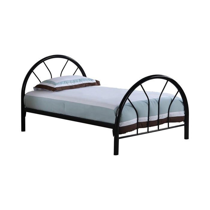 Marjorie Twin Platform Bed Black