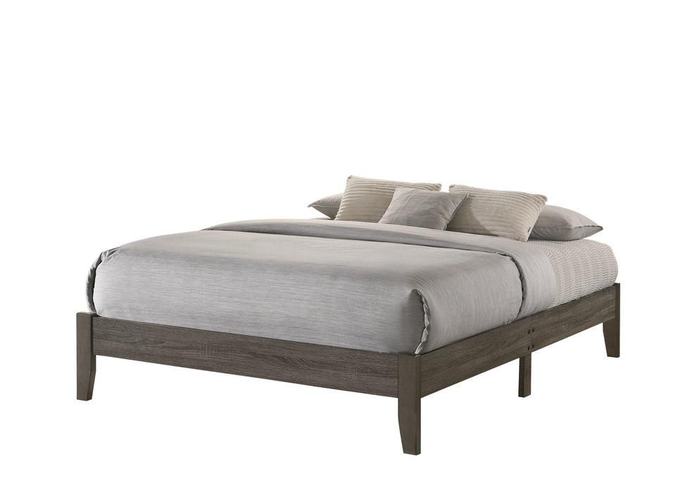 SKYLER F. PLATFORM BED ONE BOX GREY image