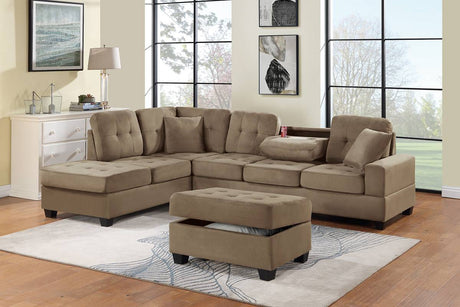 3-Piece Sectional Set W/ Ottoman for $799