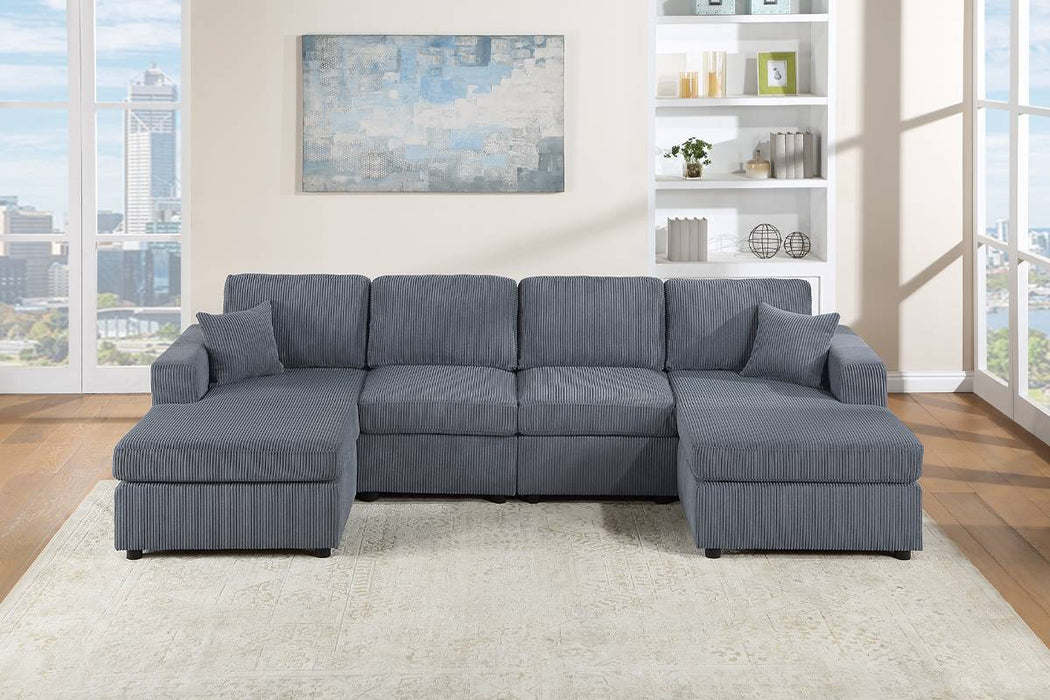 2pc Sectional Sofa Set