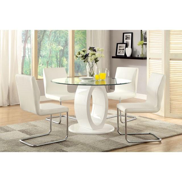 LODIA I White Side Chair