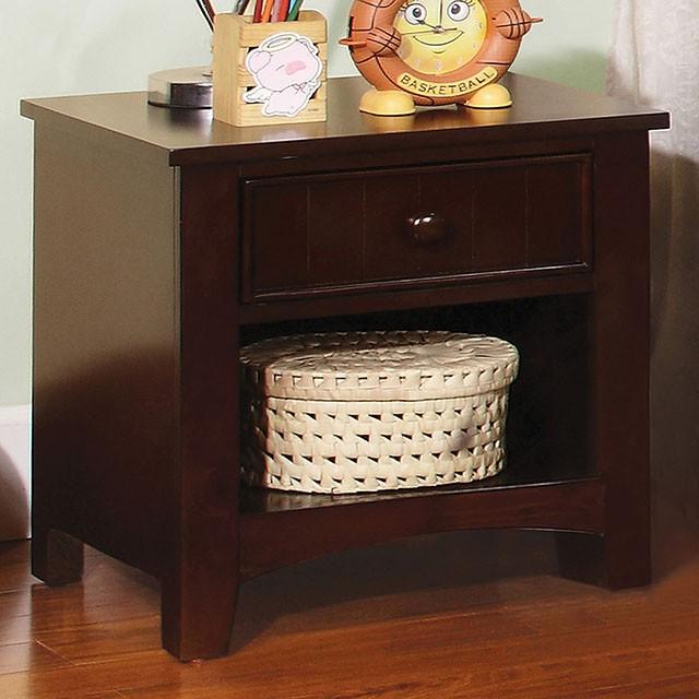 Corry Dark Walnut Night Stand image