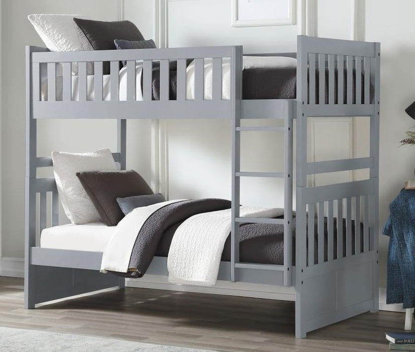 Orion Twin/Twin Bunk Bed in Gray B2063-1