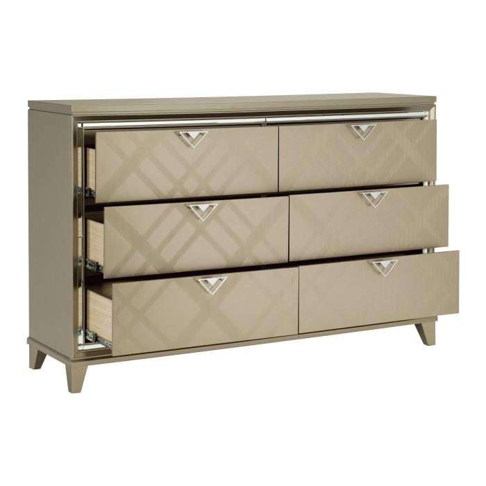 Bijou Dresser with Hidden Jewelry Drawers