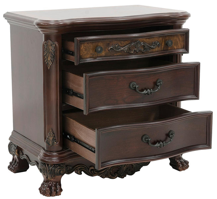 Deryn Park 3 Drawer Nightstand in Cherry 2243-4