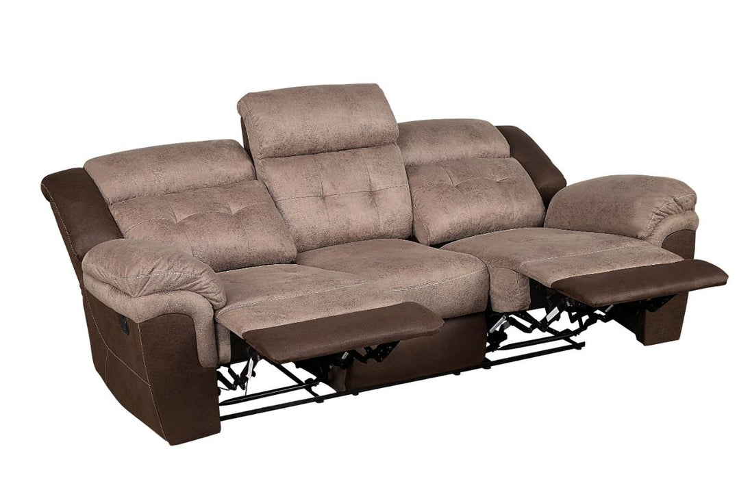 Chai Relcining Sofa in 2 Tones