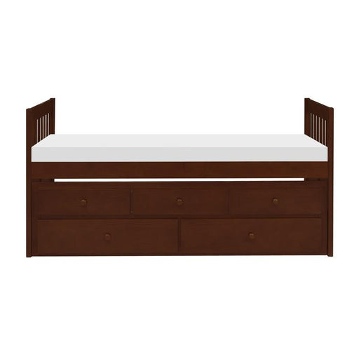 Rowe Twin/Twin Trundle Bed w/ Two Storage Drawers in Dark Cherry B2013PRDC-1 image