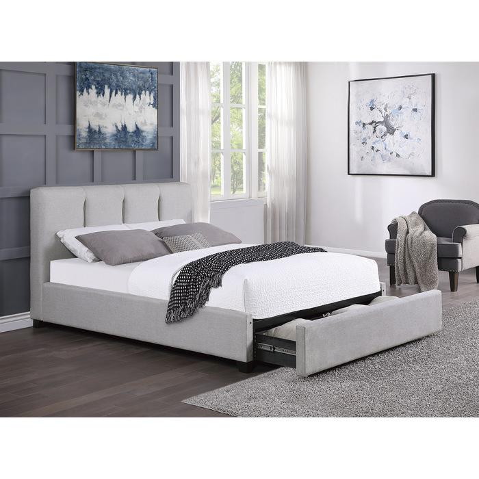 Aitana (4) California King Platform Bed with Storage Drawer