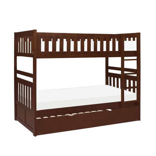 B2013DC-1R - (4) Twin/Twin Bunk Bed with Twin Trundle image