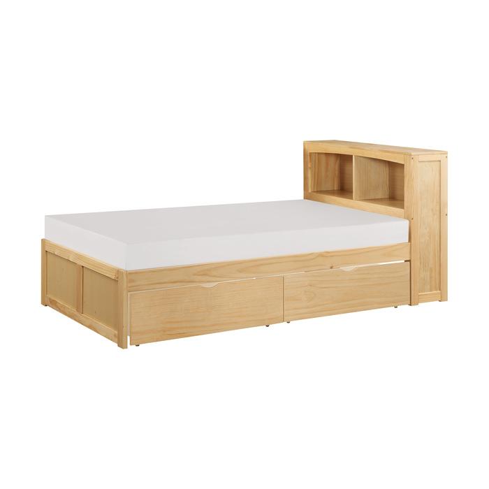 B2043BC-1T - (3) Twin Bookcase Bed with Storage Boxes image