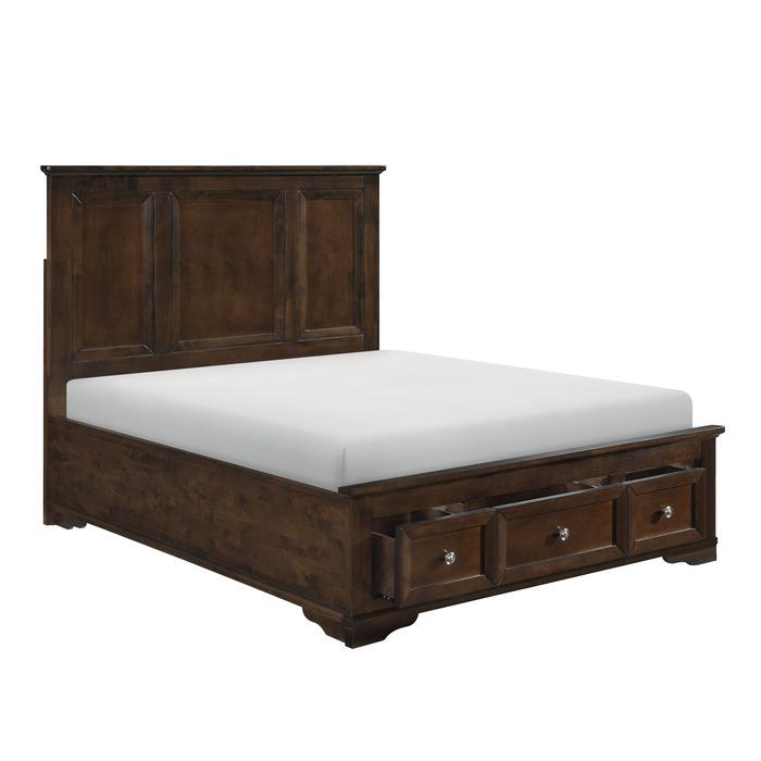 Eunice (3)California King Platform Bed with Footboard Storage