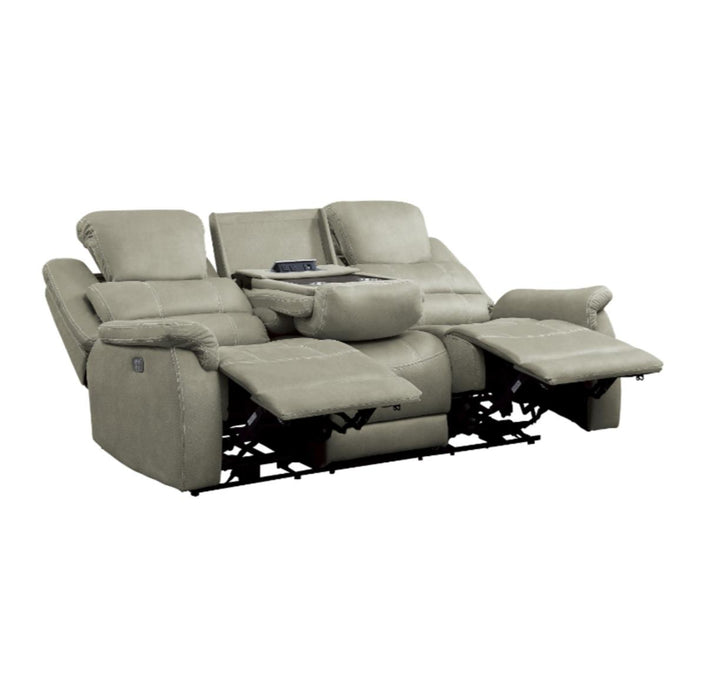 Shola Double Reclining Sofa in Gray