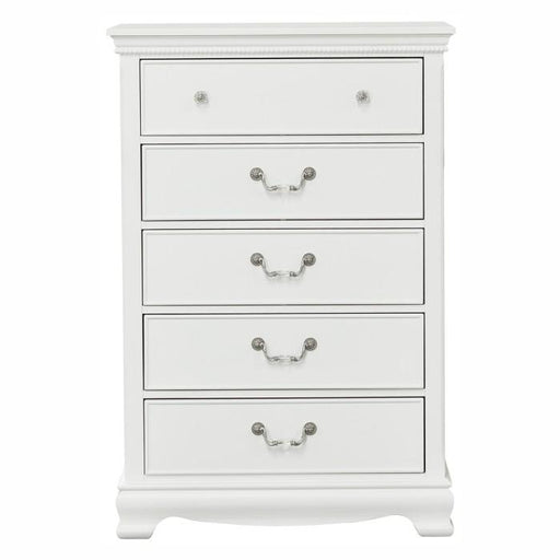 Lucida 5 Drawer Chest in White 2039W-9 image