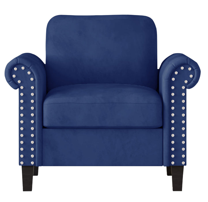 ALANI ACCENT CHAIR-DEEP BLUE