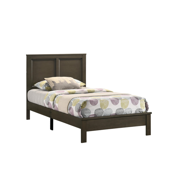 ARIES 3/3 T PANEL BED-HB/FB/RAILS-GRAY image