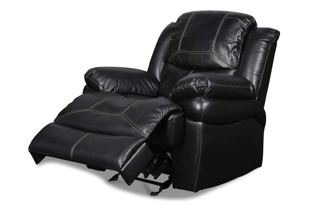 FLYNN GLIDER RECLINER-BLACK