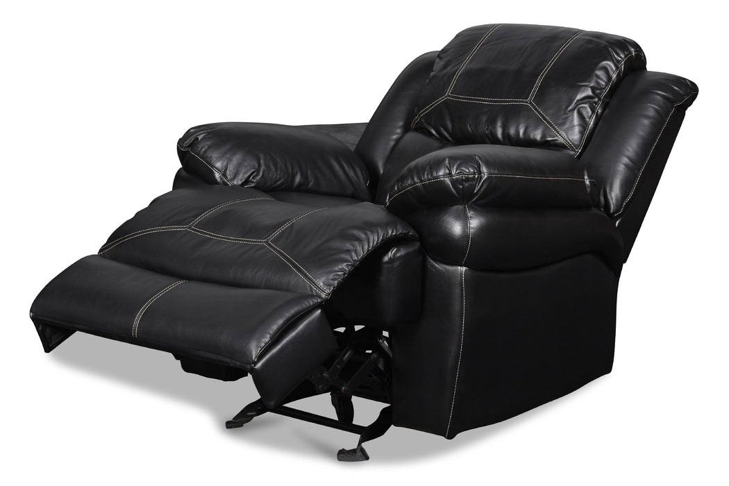 FLYNN GLIDER RECLINER-BLACK