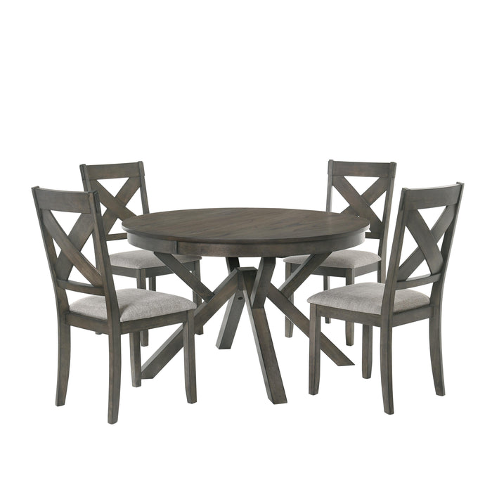 GULLIVER ROUND TABLE-RUSTIC BROWN