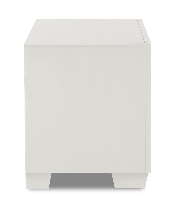 LUXOR NIGHTSTAND-WHITE