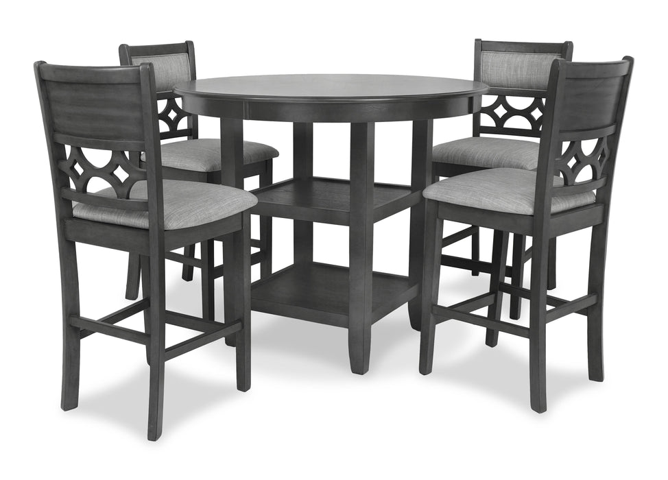 MITCHELL 5 PC COUNTER SET-GRAY