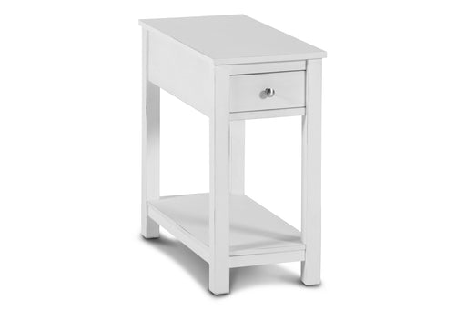 NOAH END TABLE WITH DRAWER-WHITE image