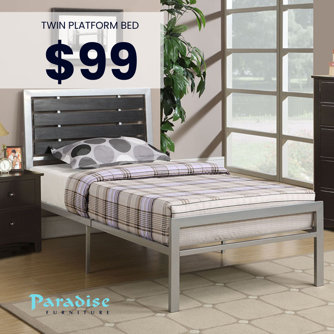 Twin Bed $99 | Paradise Furniture