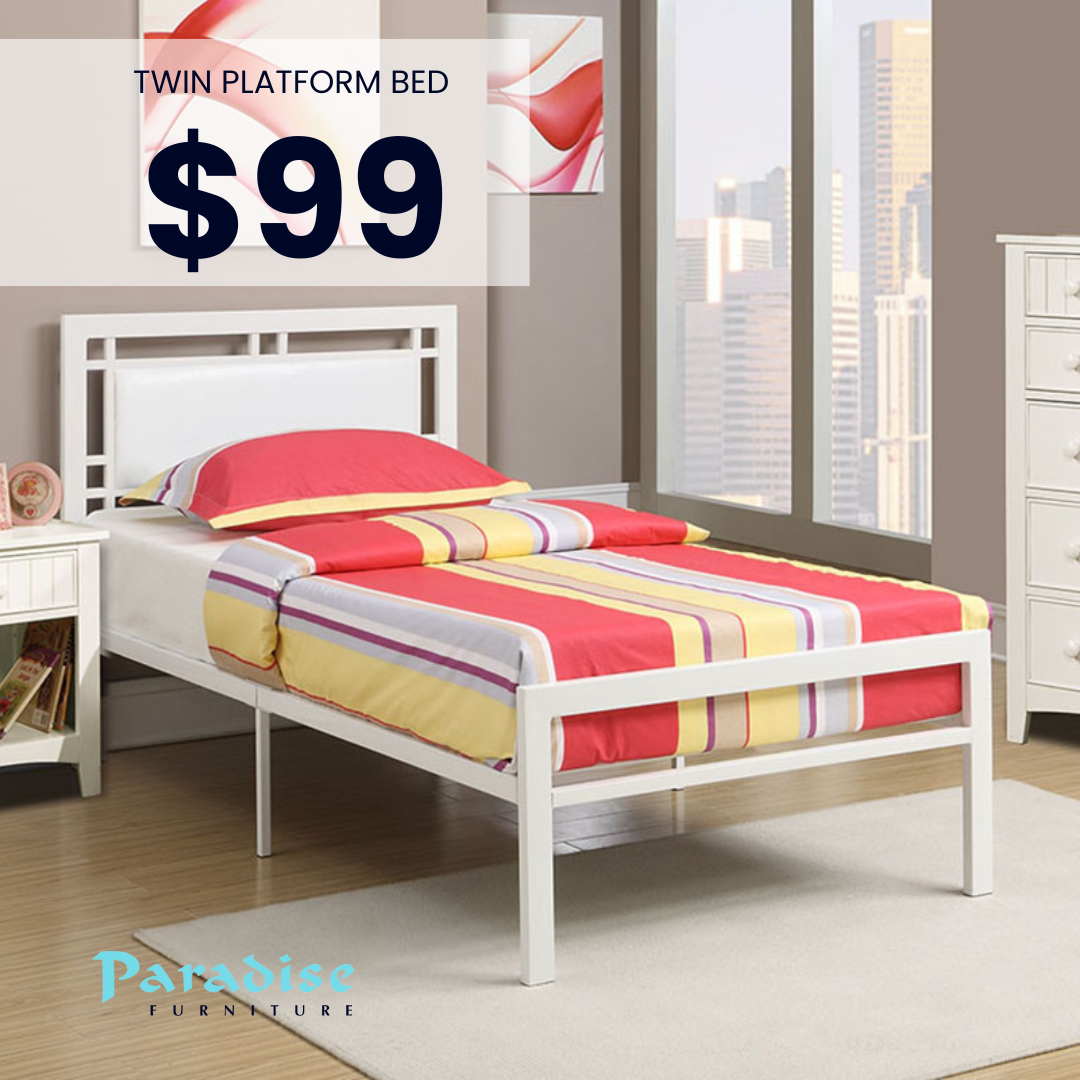 Twin Bed $99 | Paradise Furniture