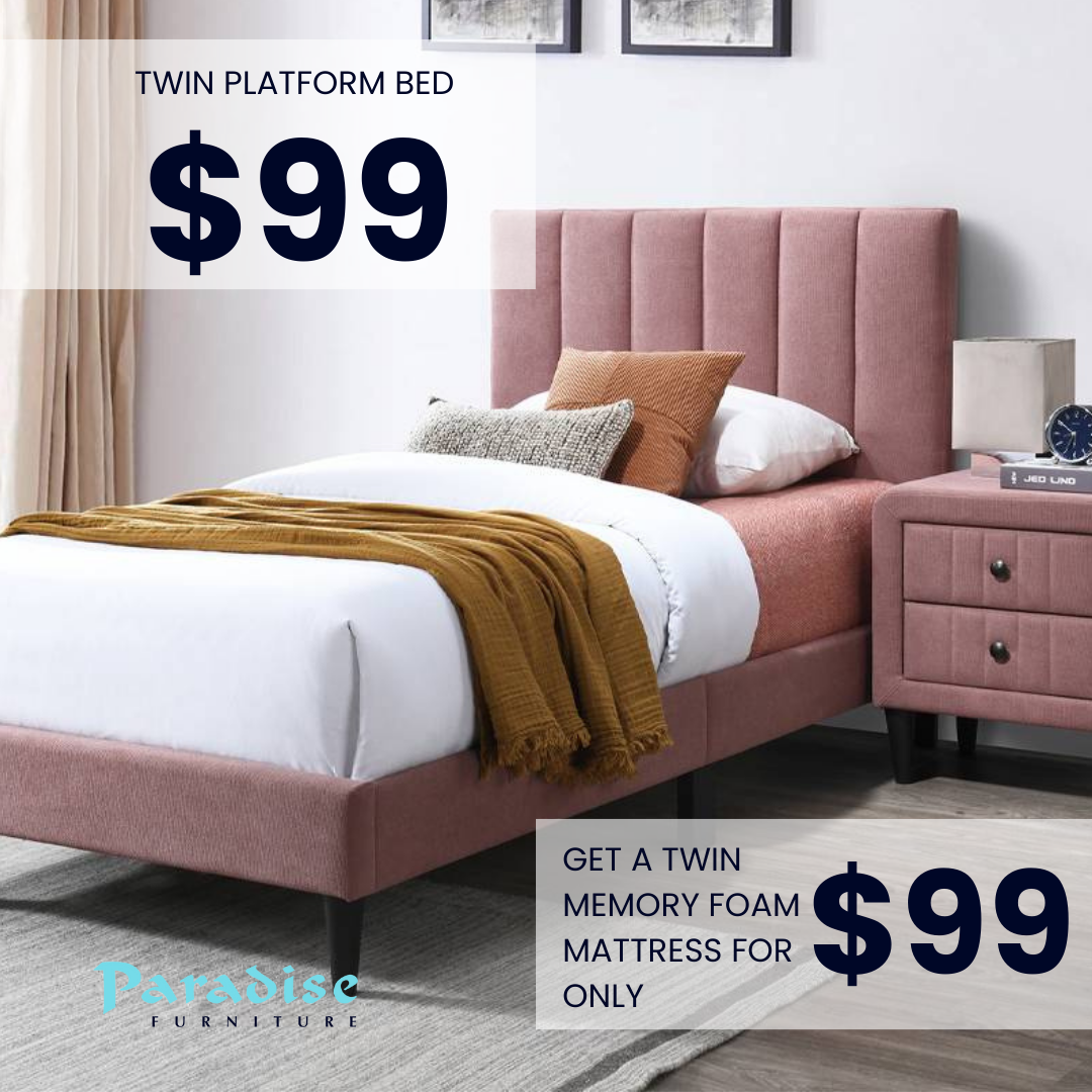 Back-to-School Sale Twin Beds for only $99 | Paradise Furniture