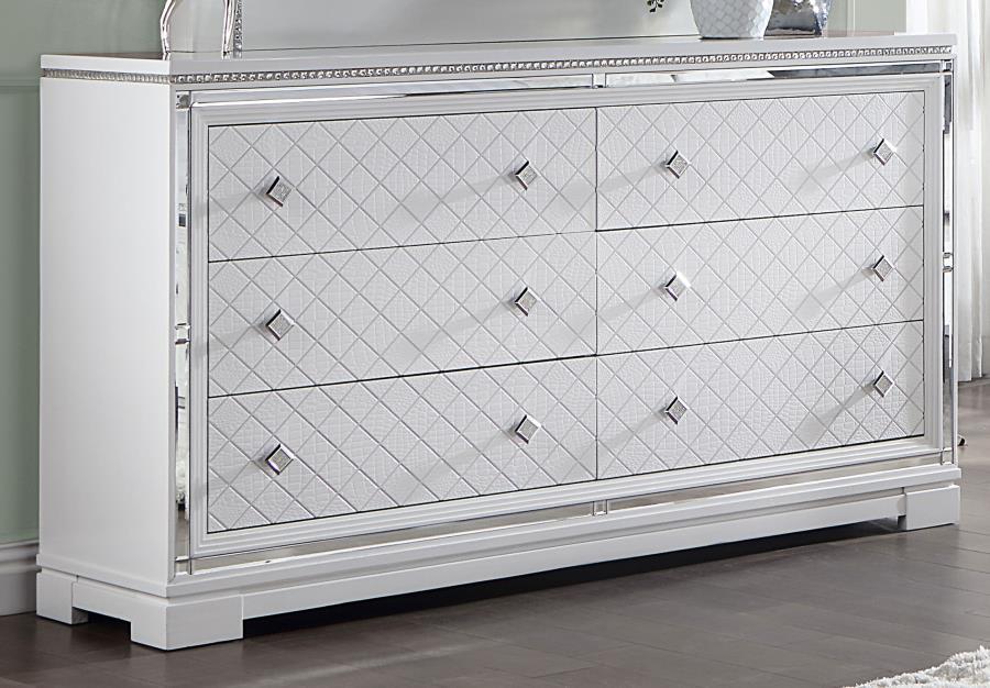 Eleanor - Rectangular 6-Drawer Dresser