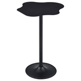 Keanu - Pedestal Cloud-Shaped Top Bar Table - Black