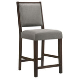 Bedford - Upholstered Open Back Bar Stools With Footrest (Set of 2)