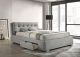 Fenbrook - Tufted Upholstered Storage Bed