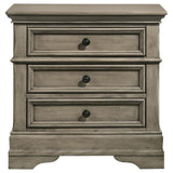 Manchester - 3-Drawer Nightstand - Wheat