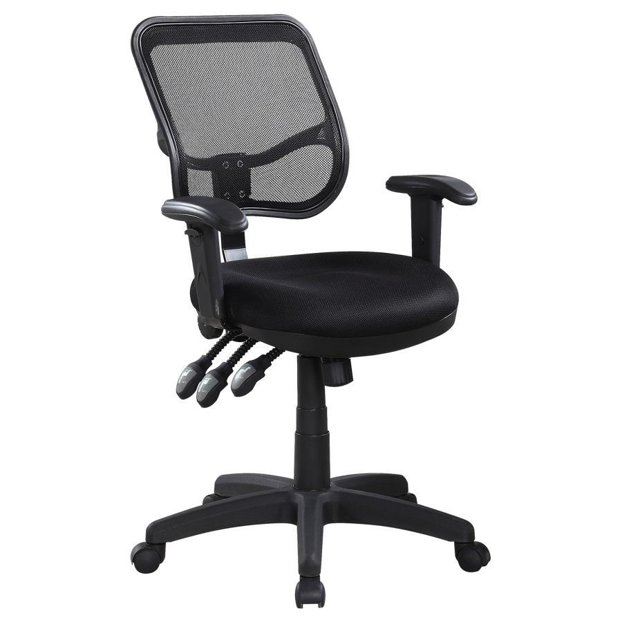 Rollo - Silla de Oficina de Altura Regulable - Negro