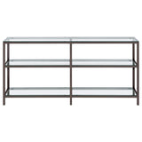 Kate - 2-Tier Bookcase - Black Nickel