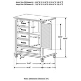 Franco - 5-Drawer Gentleman’s Chest