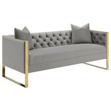 Eastbrook - Tufted Back Sofa - Gray