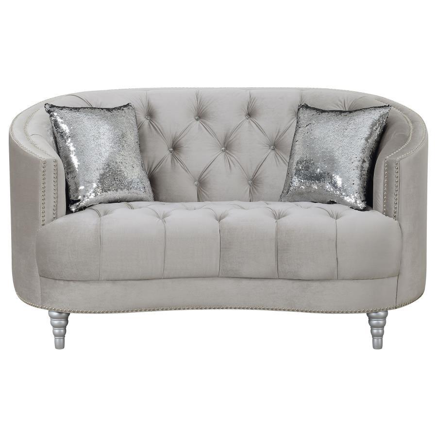 Avonlea - Loveseat tapizado con brazo inclinado