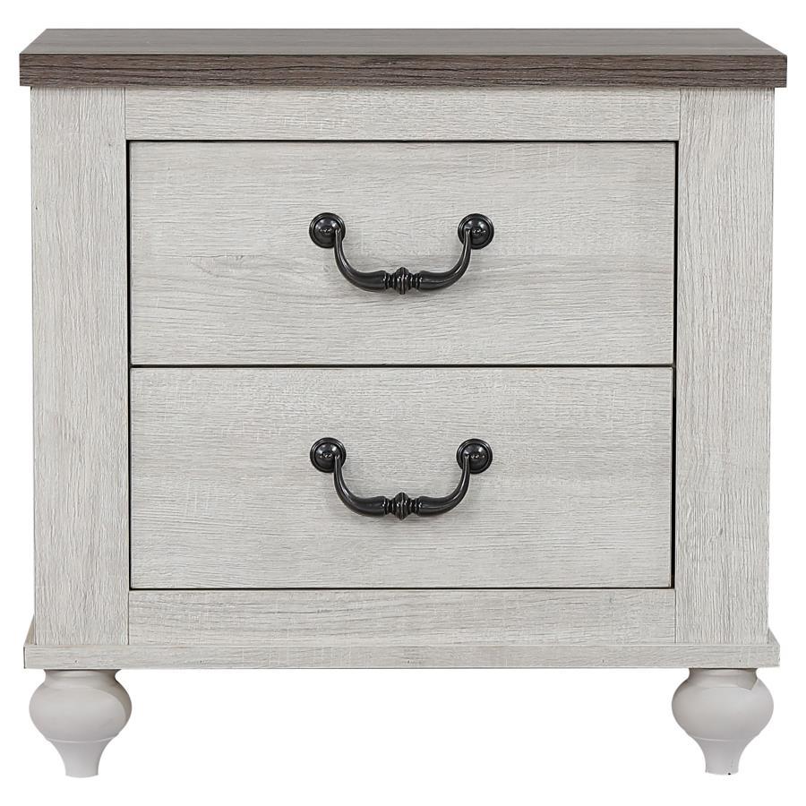 Stillwood - 2-Drawer Nightstand - Vintage Linen