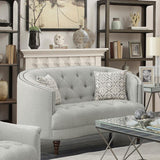 Avonlea - Loveseat tapizado con brazo inclinado