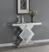 Andorra - Console Table With LED Lighting - Silver