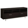 Casey - Consola para TV rectangular con 2 cajones