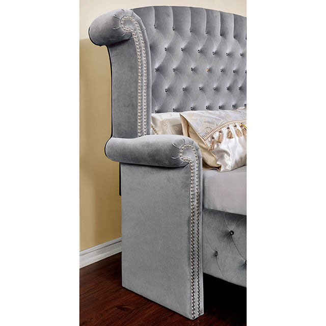 Alzir Gray Cal.King Bed