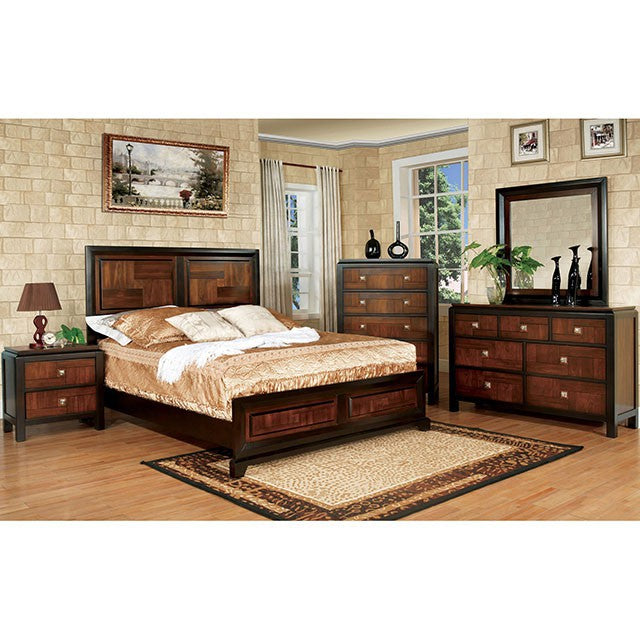 Patra Acacia/Walnut Cal.King Bed