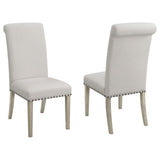 Salem - Upholstered Side Chairs (Set of 2) - Rustic Smoke And Gray