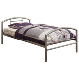 Baines - Cama de metal con cabecera arqueada